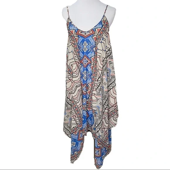 Japna | Dresses | Japna Casual Sleeveless Flowy Handkerchief Shift Dress |  Poshmark